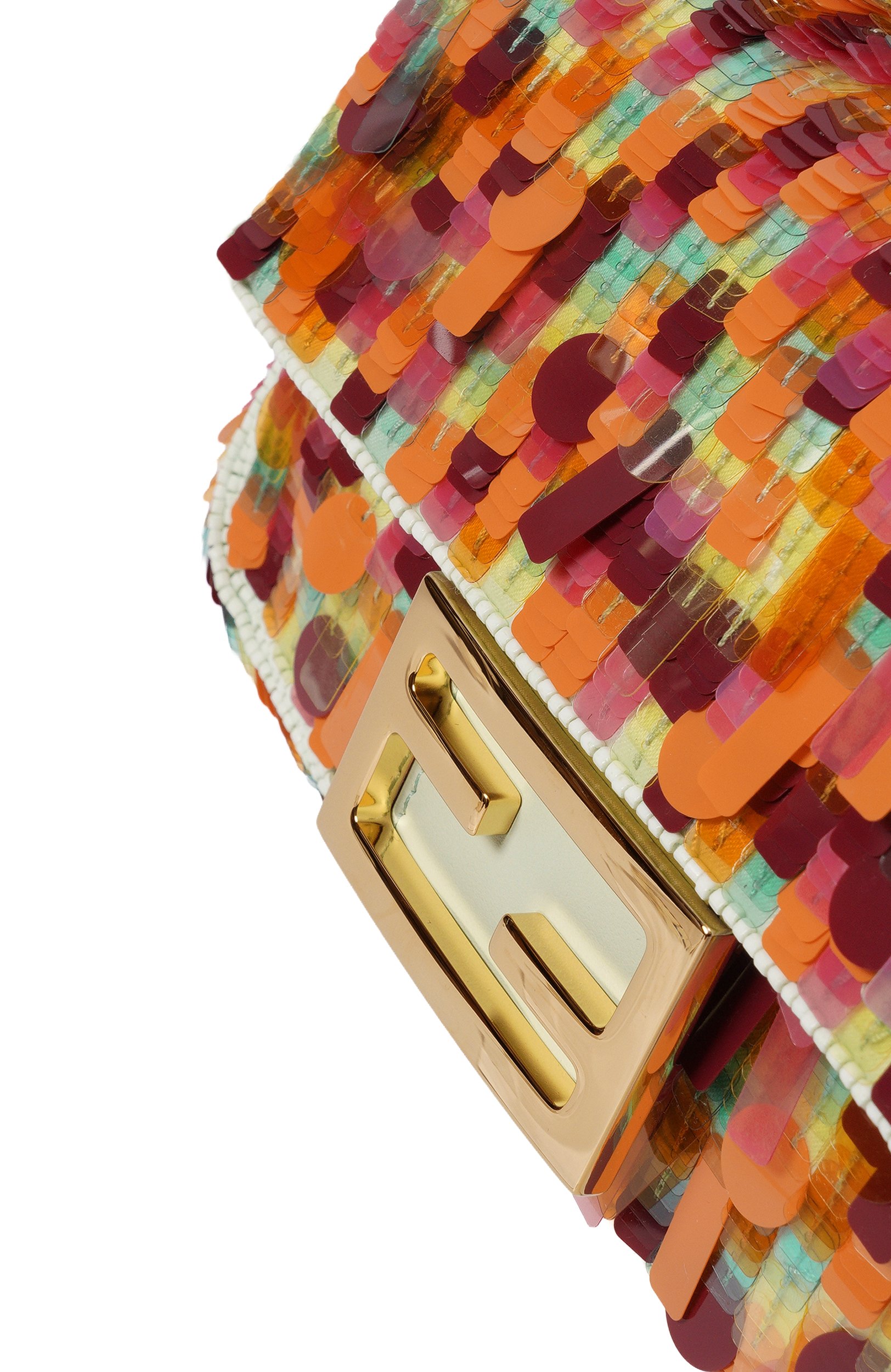 Сумка baguette mini FENDI разноцветного цвета по цене 523500 руб., арт. 8BS017/AY5I, фото 6 Сумка baguette mini FENDI, арт. 8BS017/AY5I, фото 6