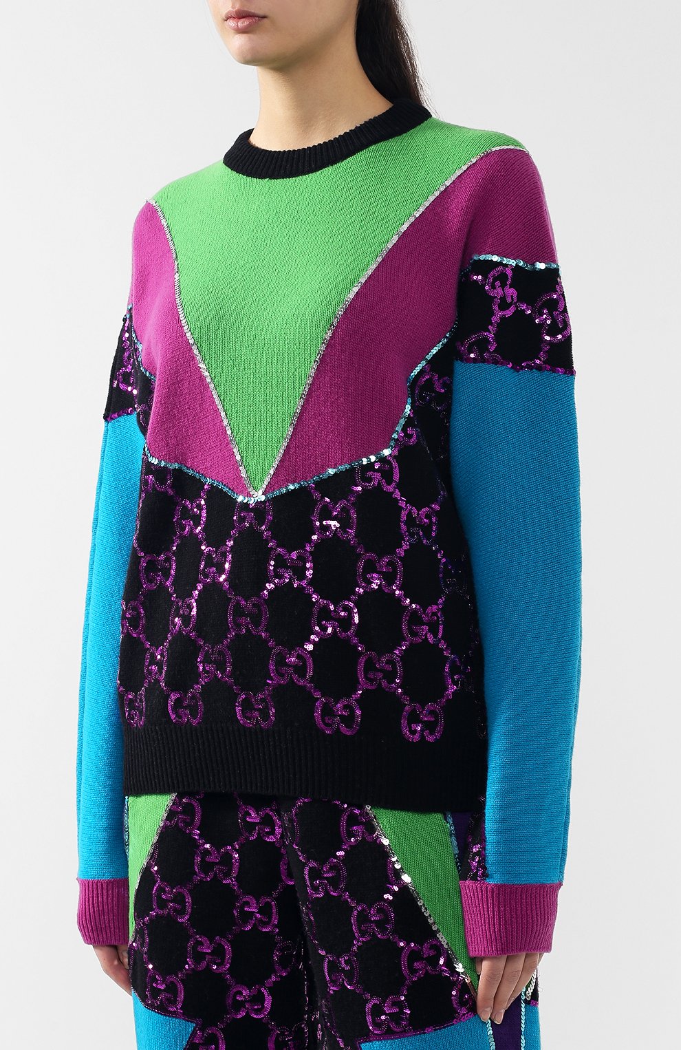 Шерстяной пуловер GUCCI, арт. 540188/X993A, фото 3