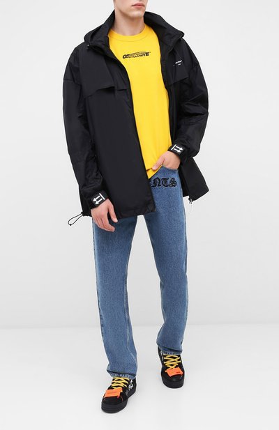 Хлопковая футболка OFF-WHITE, арт. 0MAA038E20JER0011810, фото 2