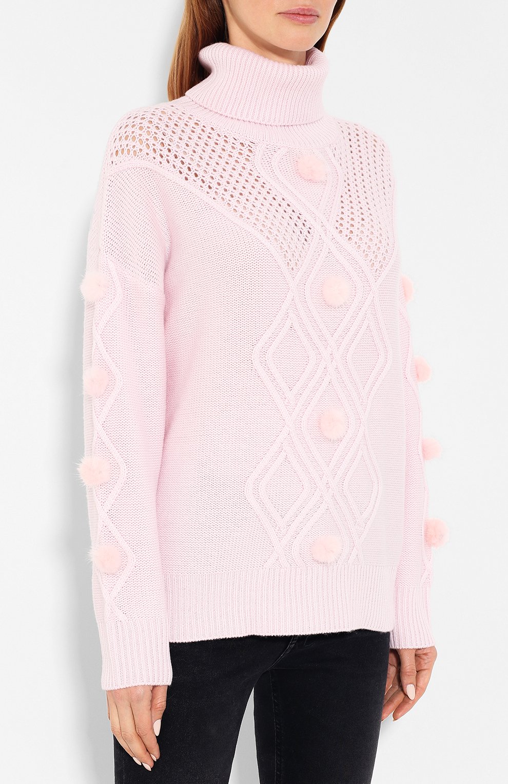 Сви тер с отделкой из меха норки MAX AND MOI, арт. H19BAMB0U, фото 3