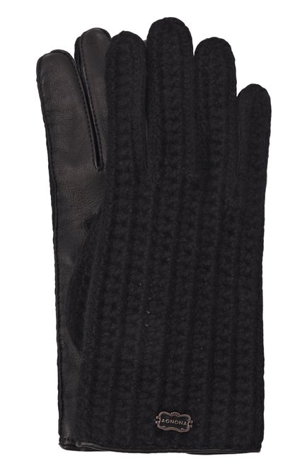 Женские комбинированные перчатки AGNONA, арт. MY08040E/7K120LE