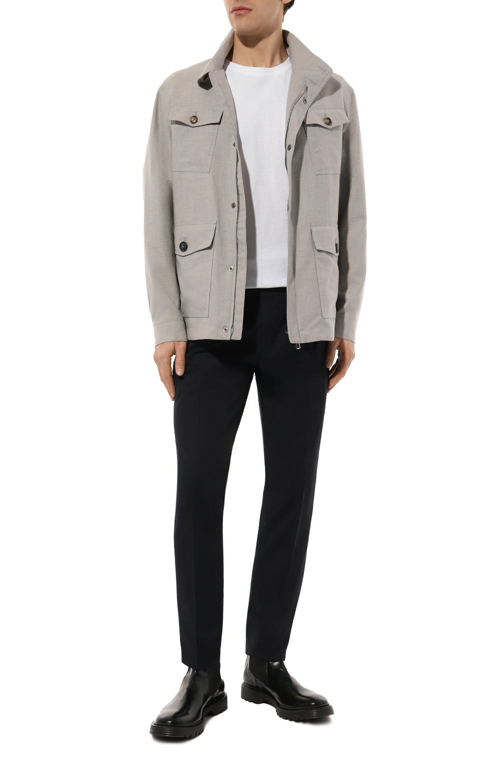 Куртка из хлопка и кашемира CORTIGIANI, арт. 7CG618, фото 2