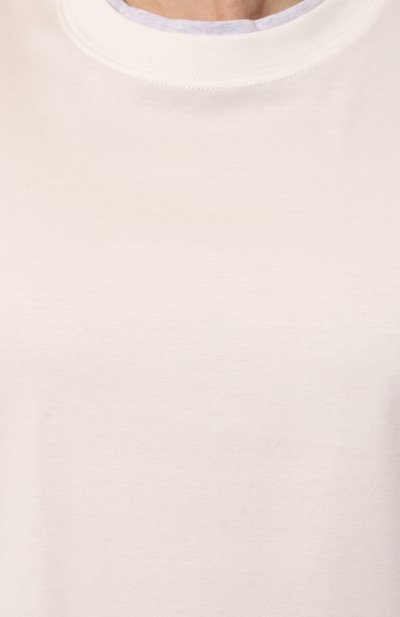 Хлопковая фут�болка BRUNELLO CUCINELLI, арт. M0T617427, фото 5