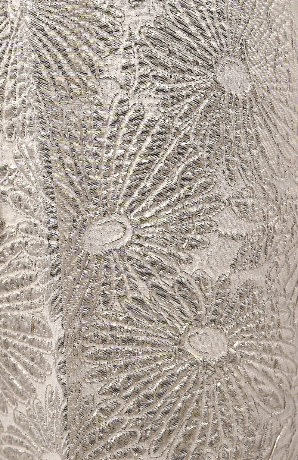 Шелковые брюки DRIES VAN NOTEN серебряного цвета по цене 95500 руб., арт. 232-010918-7077, фото 5 Шелковые брюки DRIES VAN NOTEN, арт. 232-010918-7077, фото 5