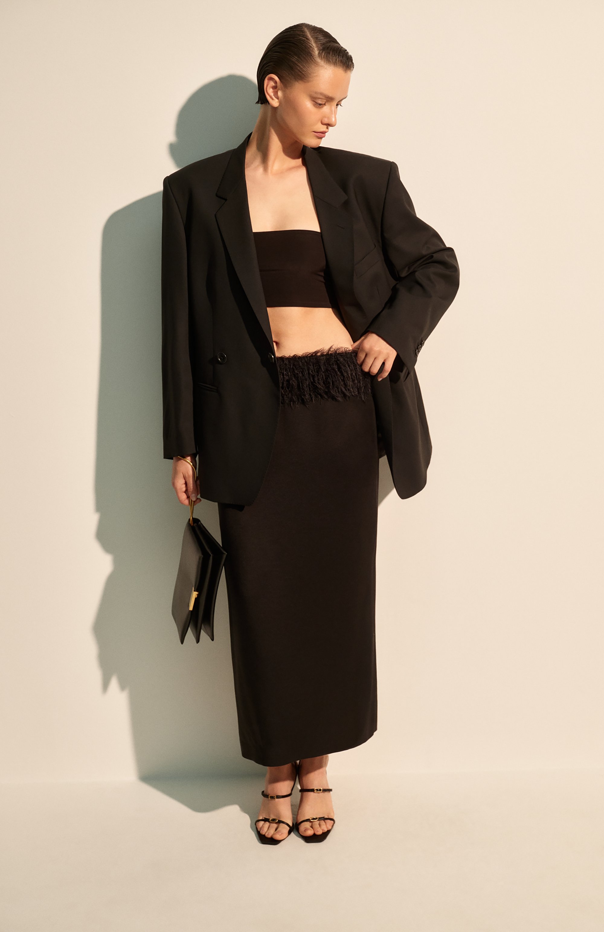 Сумка carnet JIL SANDER черного цвета по цене 239500 руб., арт. J08ZH0060/P6569, фото 8 Сумка carnet JIL SANDER, арт. J08ZH0060/P6569, фото 8