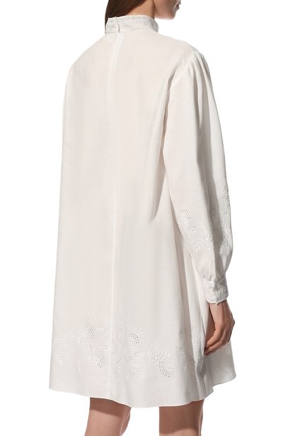 Платье из хлопка и льна CELINE, арт. 2R84C465P, фото 4