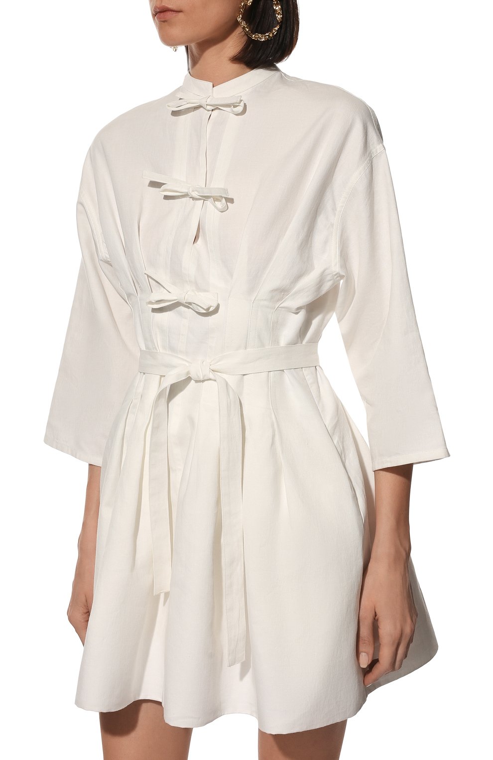 Платье изо льна и хлопка LOEWE, арт. S616Y09X13, фото 3