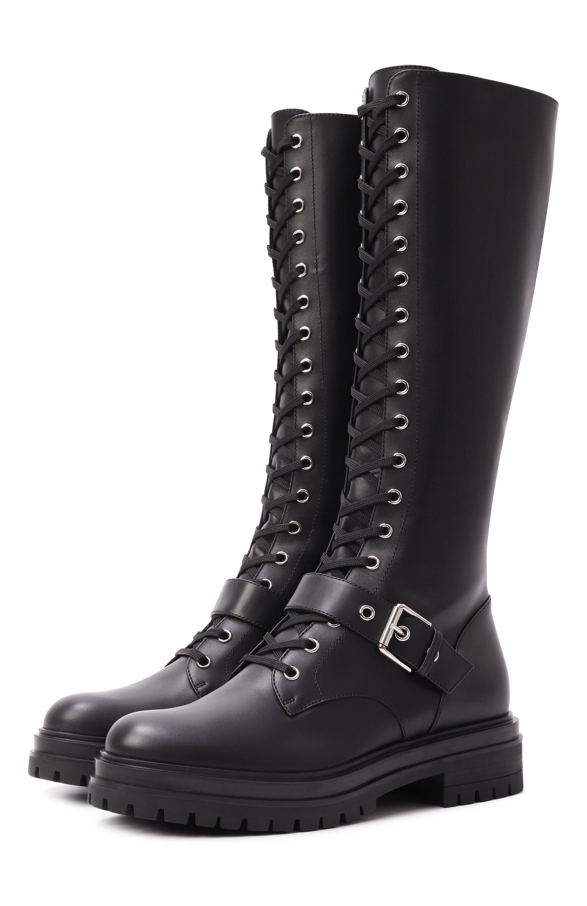 Кожаные сапоги GIANVITO ROSSI, арт. G80172.20G0M.CLNNER0, фото 1