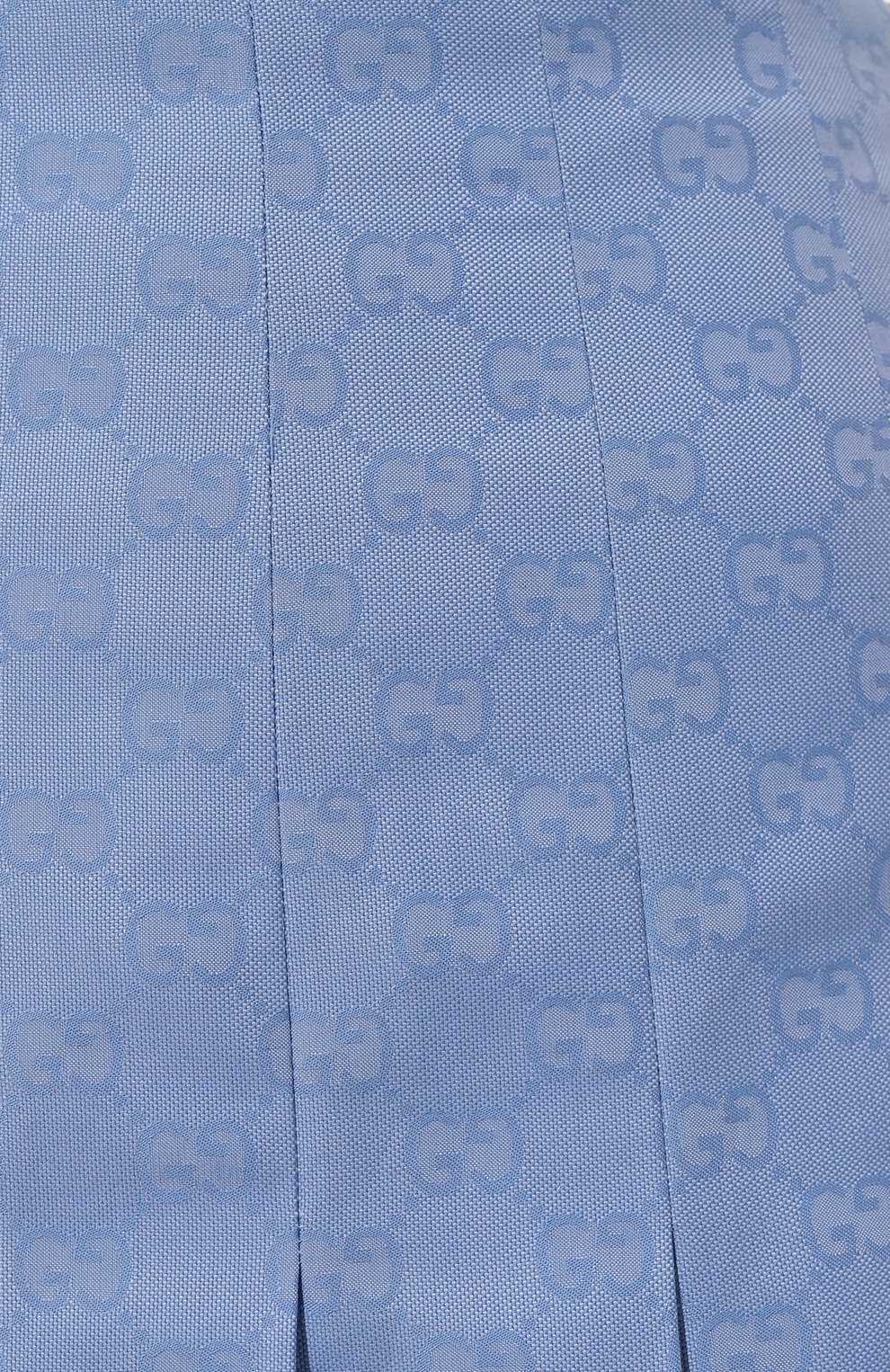 Хлопковая юбка GUCCI, арт. 721388/ZAM9M, фото 5