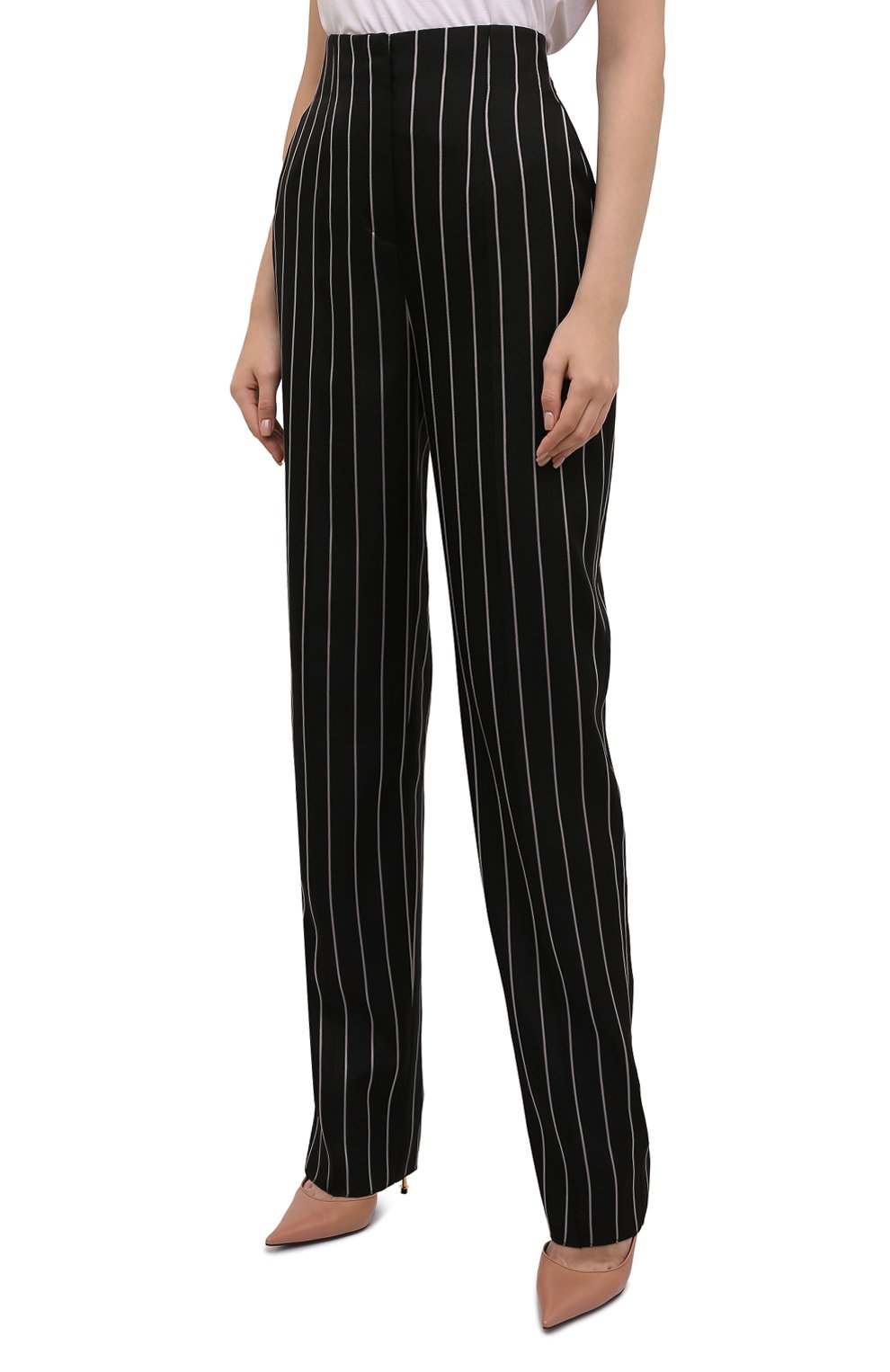 Брюки из вискозы и шелка GIORGIO ARMANI черного цвета по цене 126000 руб., арт. 1WHPP0IL/T02MK, фото 3 Брюки из вискозы и шелка GIORGIO ARMANI, арт. 1WHPP0IL/T02MK, фото 3