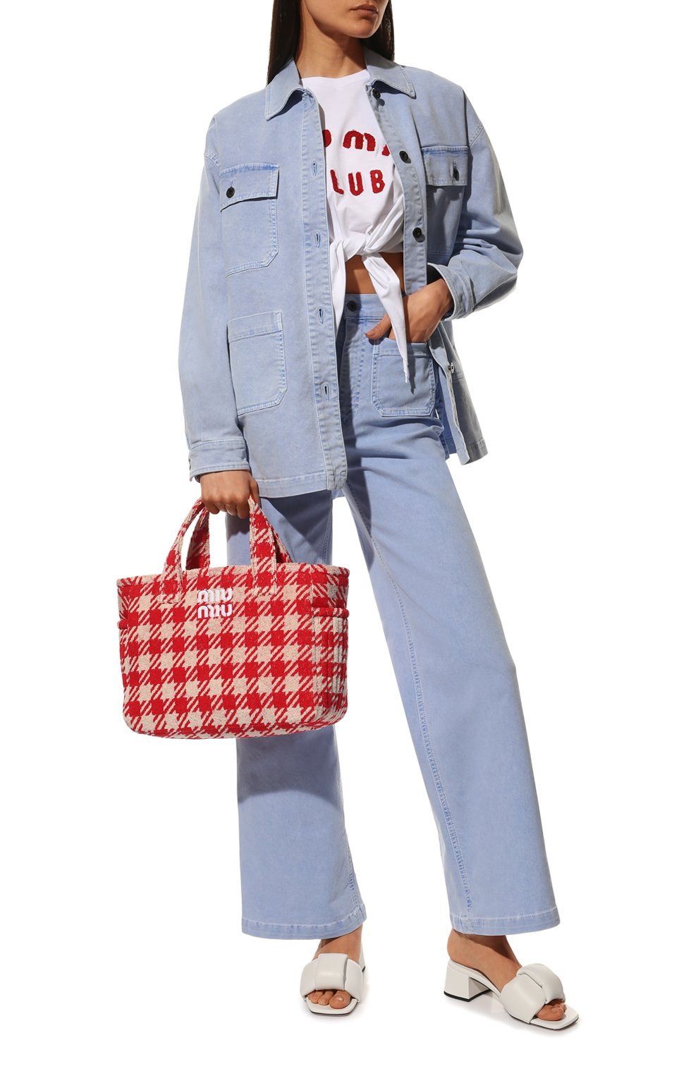 Сумка-тоут MIU MIU, арт. 5BG236-2F48-F057S-NOO, фото 7