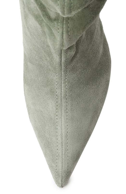 Замшевые полусапоги No Wedge Balmain GN0TA236/LCMK Зелёный  GN0TA236/LCMK Фото 6