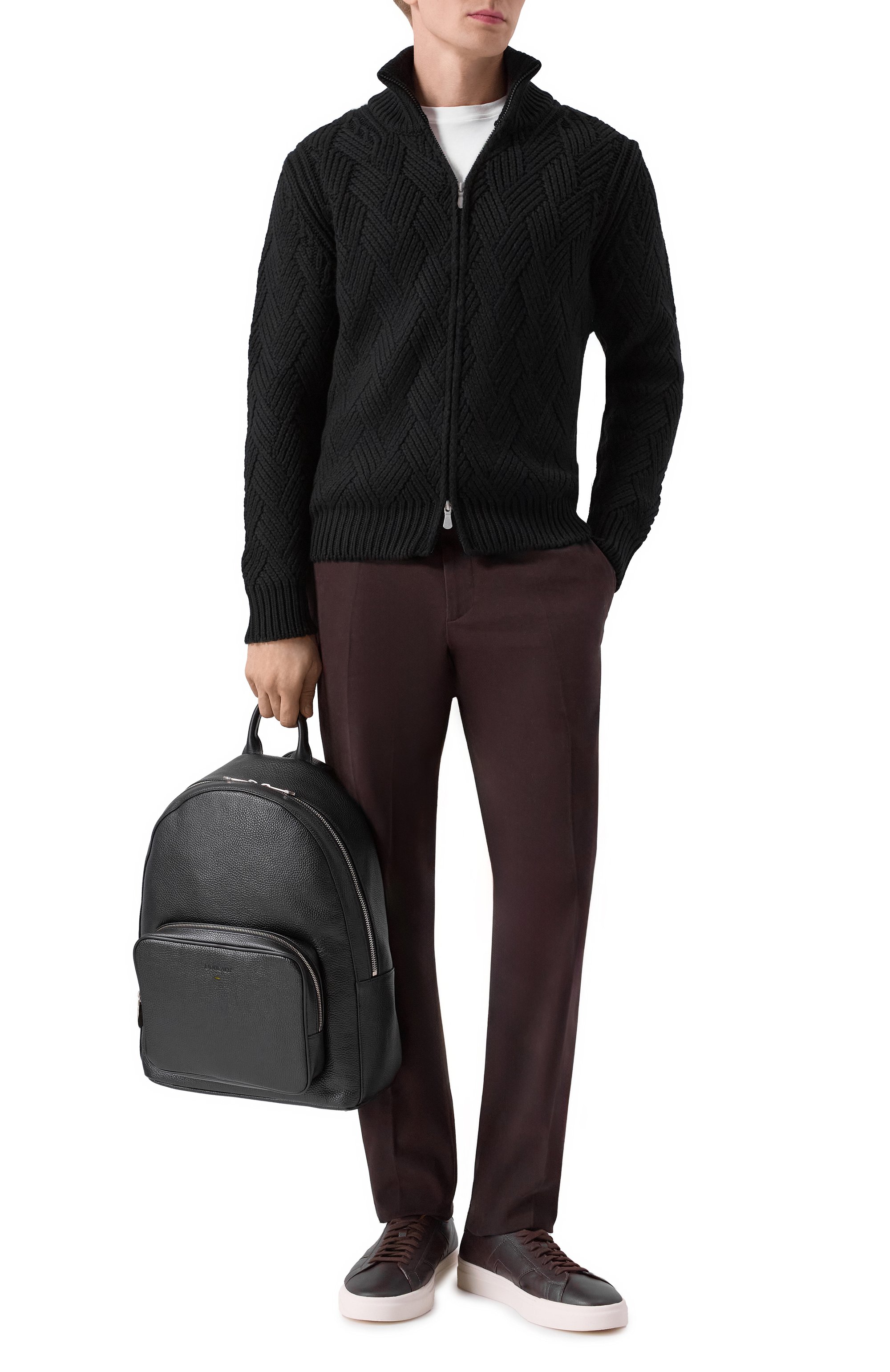 Рюкзак DOUCAL'S черного цвета по цене 84500 руб., арт. DZ0010--02PT5790, фото 7 Рюкзак DOUCAL'S, арт. DZ0010--02PT5790, фото 7