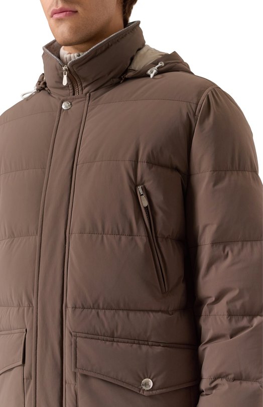 Пуховик Brunello Cucinelli MM4911823 Коричневый  MM4911823 Фото 5