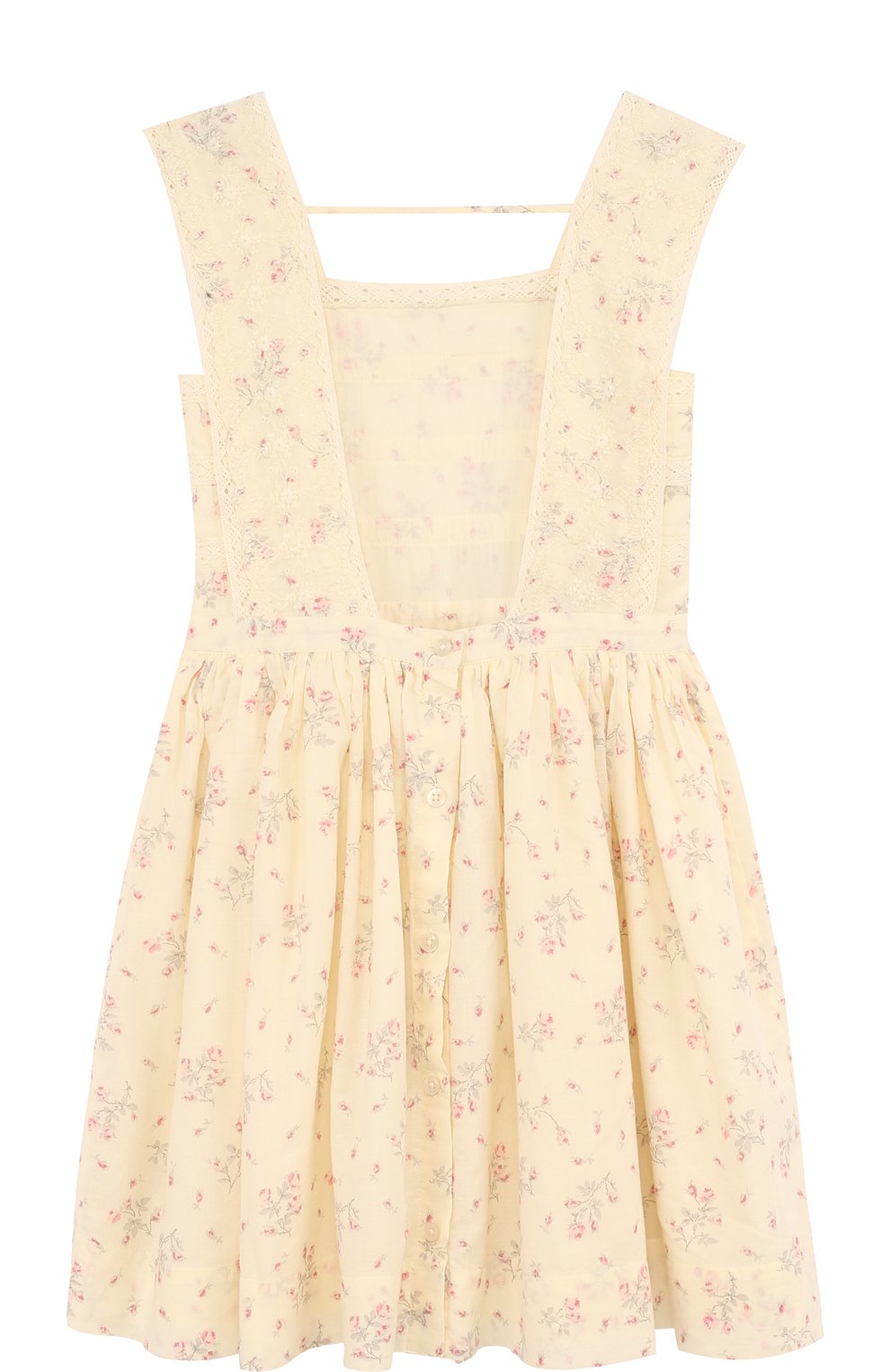 Хлопковый сарафан на широких бретельках с открытой спиной LES COYOTES DE PARIS, арт. 330107, фото 2