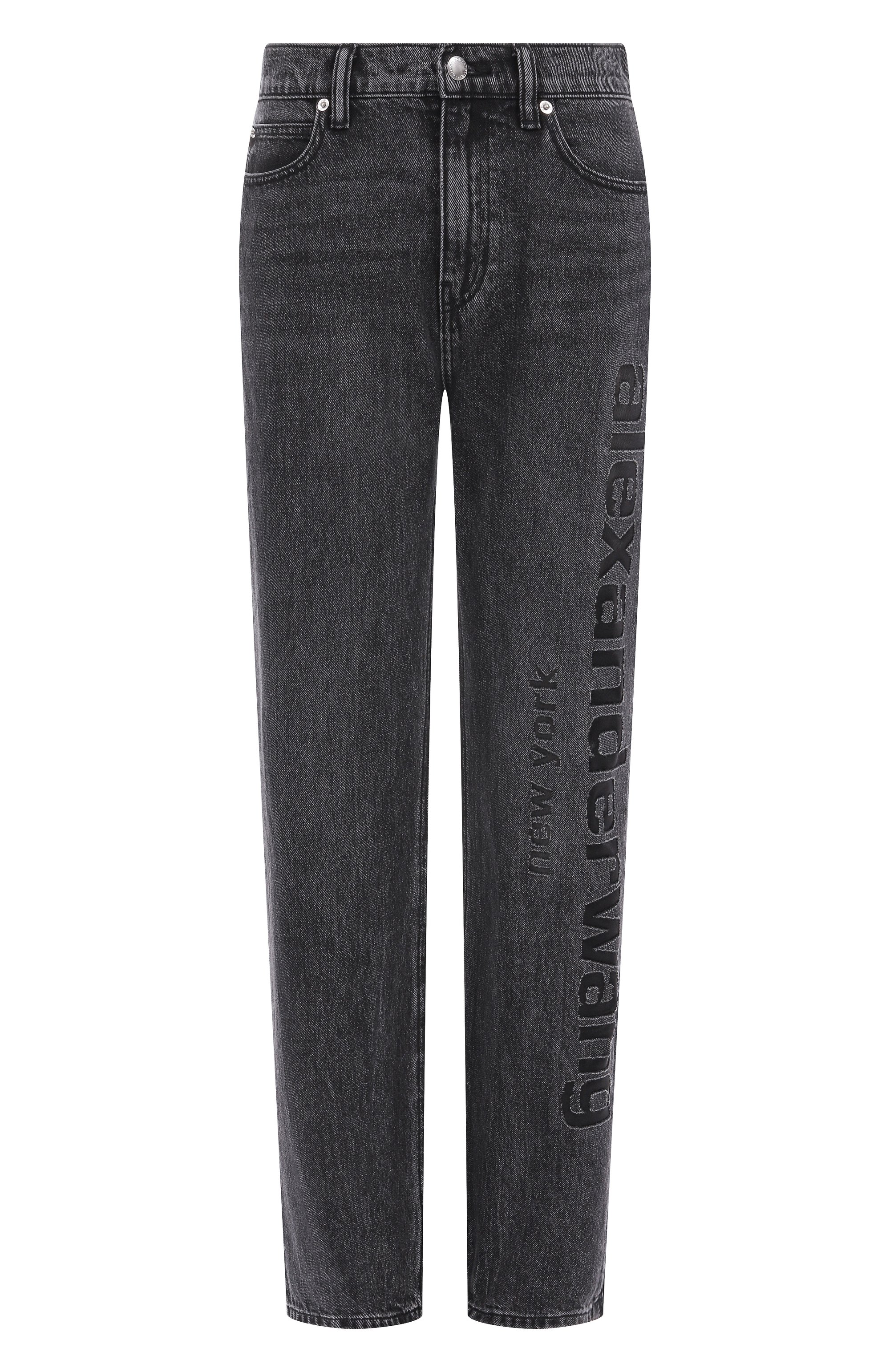 Джинсы ALEXANDER WANG черного цвета по цене 92750 руб., арт. 4DC3254837, фото 1 Джинсы ALEXANDER WANG, арт. 4DC3254837, фото 1