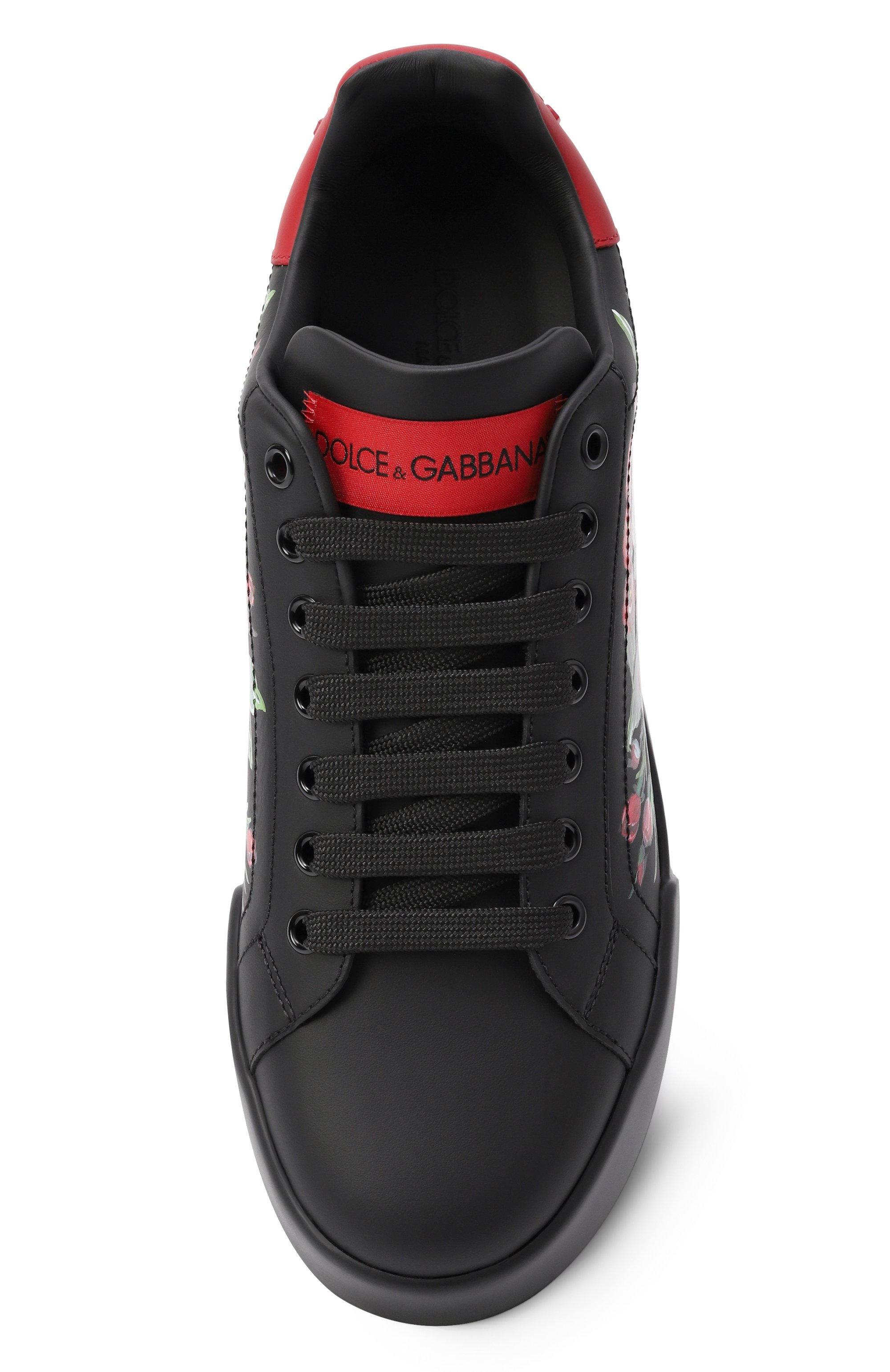 Кожаные кеды portofino DOLCE & GABBANA, арт. CK2330/AN257, фото 6