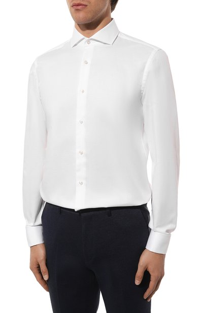 Хлопковая сорочка BOSS, арт. 50490144, фото 4