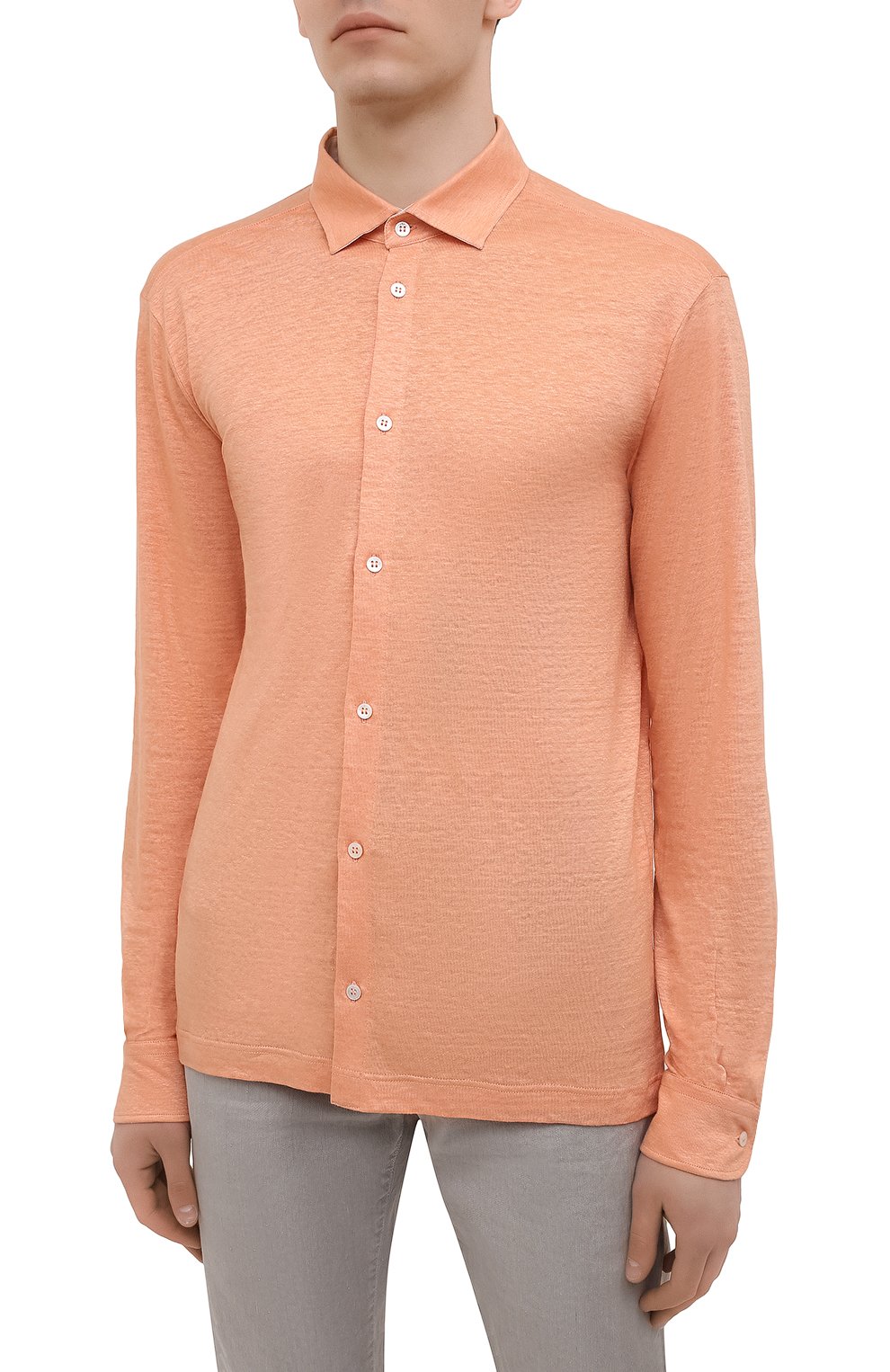 Льняная рубашка LORO PIANA, арт. FAL6917, фото 3