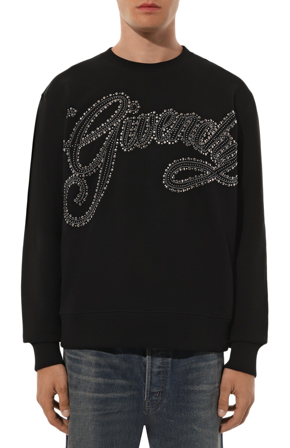 Хлопковый свитшот GIVENCHY, арт. BMJ0HB3YEU, фото 3