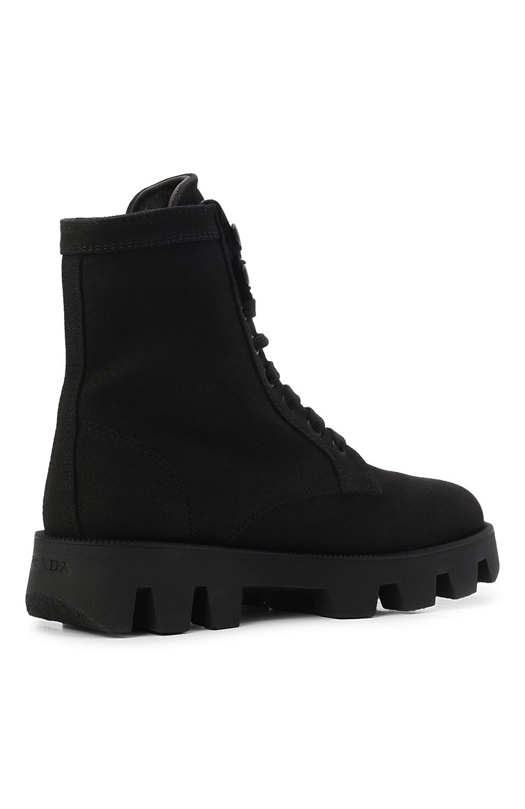 Текстильные ботинки PRADA, арт. 1T012M-1K4U-F0002, фото 3