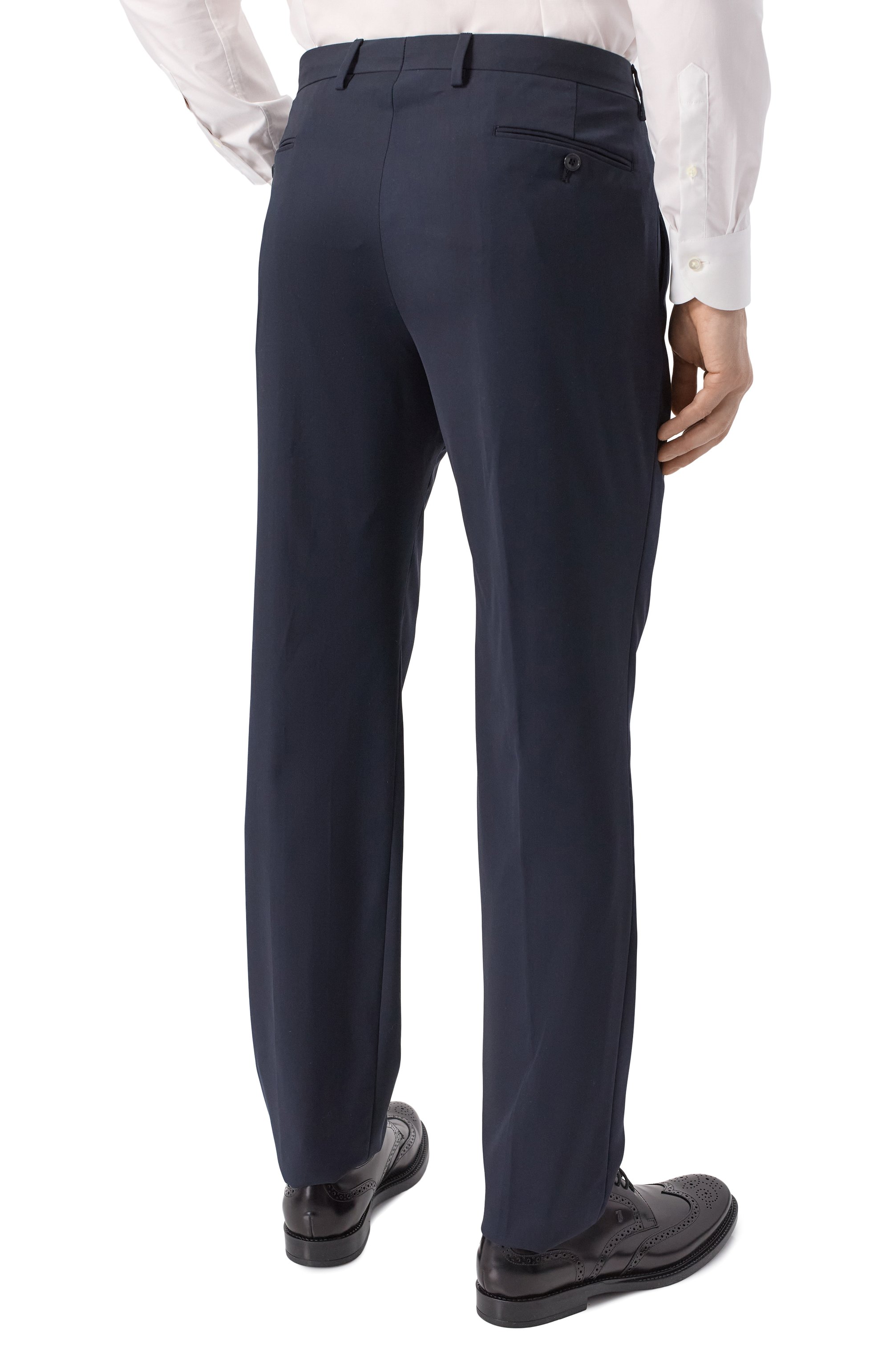 Шерстяной костюм GIORGIO ARMANI темно-синего цвета по цене 188000 руб., арт. 8WGAV001/T0075, фото 7 Шерстяной костюм GIORGIO ARMANI, арт. 8WGAV001/T0075, фото 7