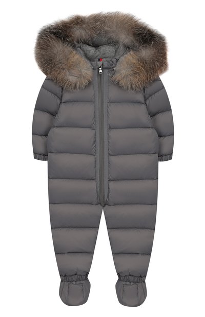 Комплект из пухового комбинезона и пинеток MONCLER ENFANT, арт. D2-951-14361-15-53079/3M-18M, фото 1