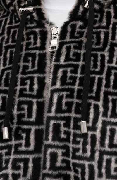 Бомбер BALMAIN черного цвета по цене 192500 руб., арт. WH1JR016/X165, фото 5 Бомбер BALMAIN, арт. WH1JR016/X165, фото 5