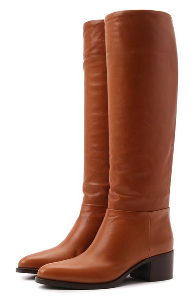 Женские кожаные сапоги PRADA, арт. 1W272M-3LBM-F0046-045