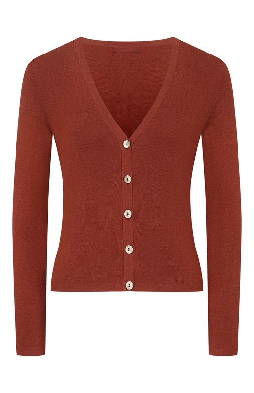 Кардиган из шелка и хлопка MVST M26.2PW.K222/Y201 Коричневый M26.2PW.K222/Y201