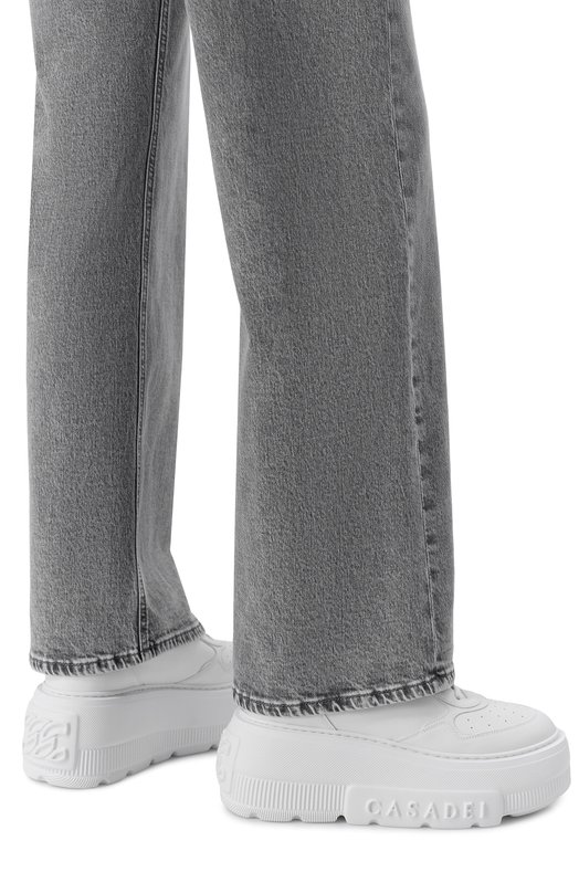 Кожаные кеды Nexus Casadei 2X115B0701/SALEN Белый  2X115B0701/SALEN Фото 2