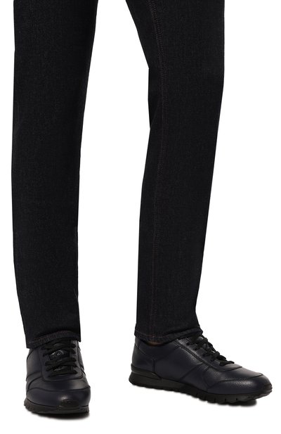 Кожаные кроссовки KITON, арт. USSA114N0109802, фото 3