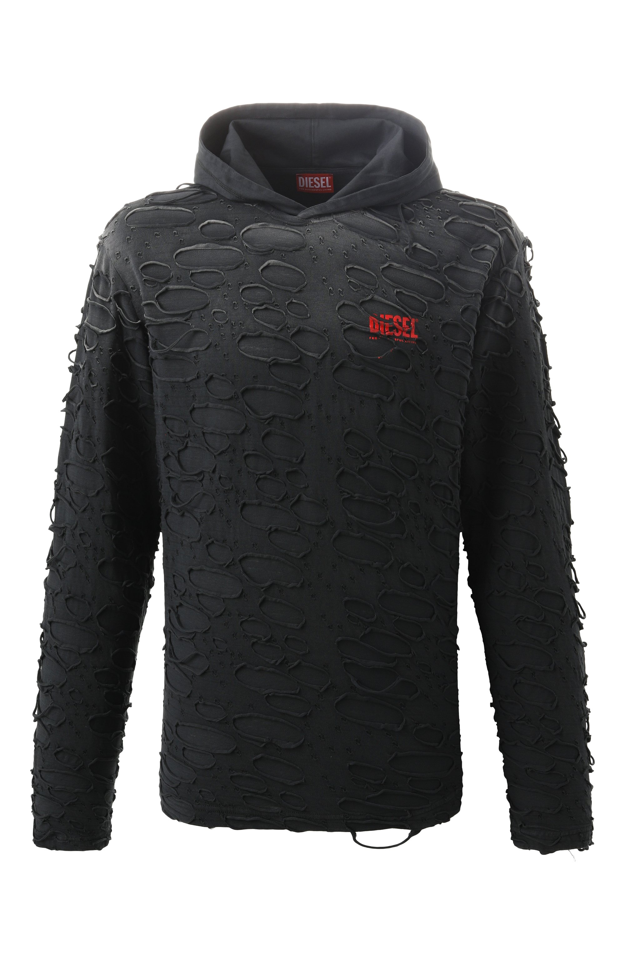 Хлопковое худи DIESEL, арт. A16173/0SLBS, фото 1
