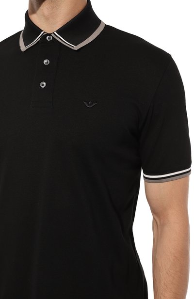 Хлопковое поло EMPORIO ARMANI, арт. 6R1F82/1JTKZ, фото 5