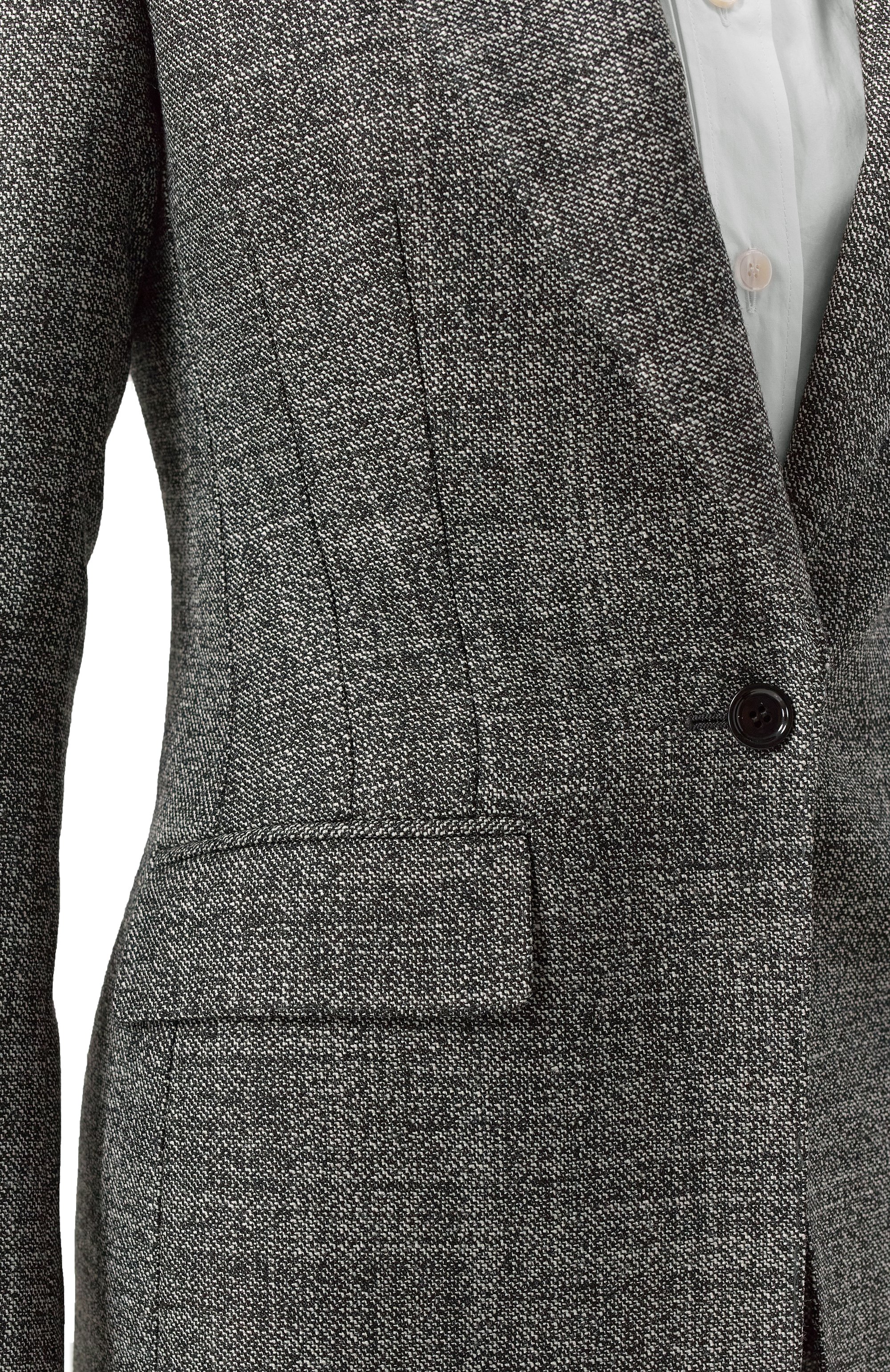 Шерстяной жакет DOLCE & GABBANA серого цвета по цене 296000 руб., арт. F29ZTT/FM2G4, фото 5 Шерстяной жакет DOLCE & GABBANA, арт. F29ZTT/FM2G4, фото 5