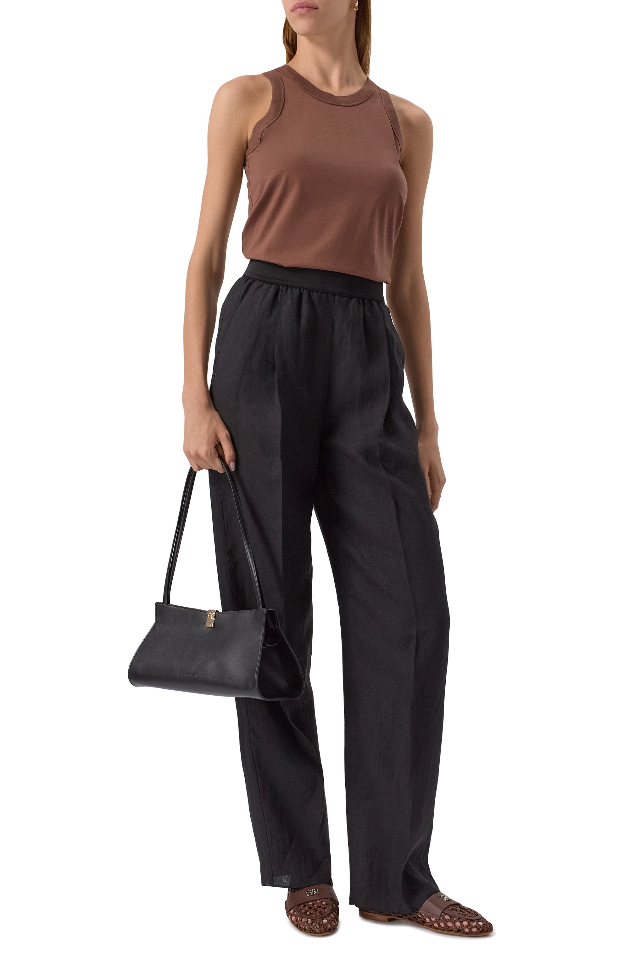 Хлопковая майка LOULOU DE SAISON, арт. P0S0, фото 2