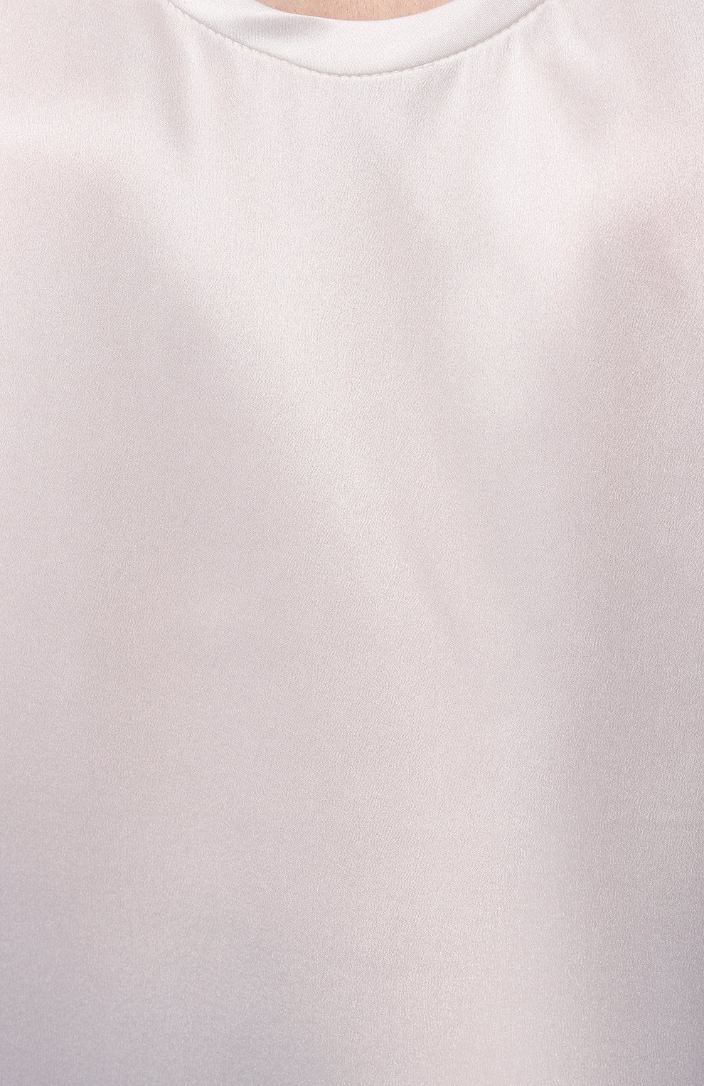 Шелковый топ BRUNELLO CUCINELLI белого цвета по цене 59950 руб., арт. M0C59E0600, фото 5 Шелковый топ BRUNELLO CUCINELLI, арт. M0C59E0600, фото 5