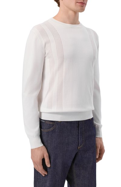 Хлопковый джемпер CORNELIANI, арт. 27M58A/2725109, фото 3