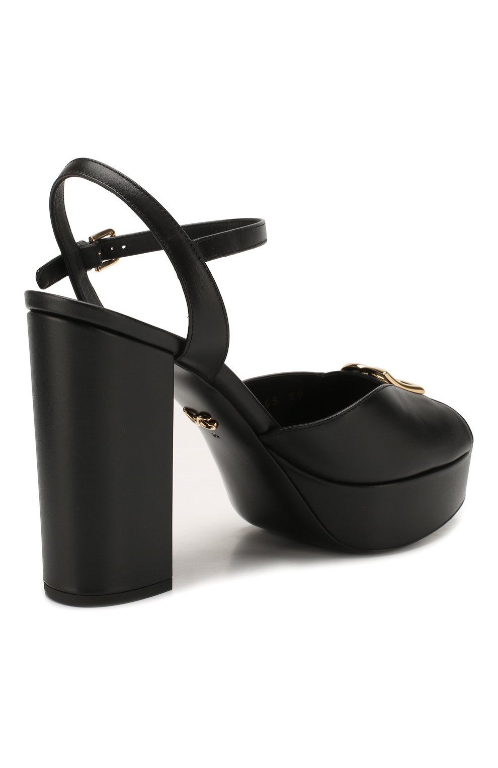 Кожаные босоножки DOLCE & GABBANA, арт. CR0965/AX387, фото 4