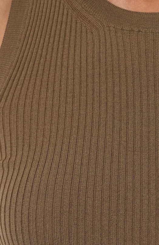 Шерстяной топ Petar Petrov F24K27 Хаки  F24K27 Фото 5