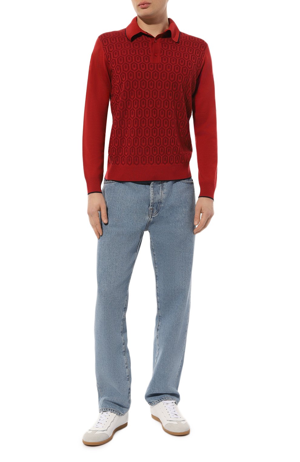 Поло из шерсти и шелка STEFANO RICCI, арт. KE06004AP1/E23405/ALG, фото 2