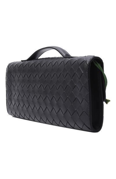клатч andiamo BOTTEGA VENETA темно-синего цвета по цене 459500 руб., арт. 836810/V4SCH, фото 4 клатч andiamo BOTTEGA VENETA, арт. 836810/V4SCH, фото 4
