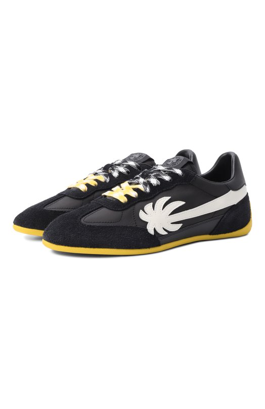 Комбинированные кеды PA 5 Palm Angels PMIA105F25LEA001 Чёрный PMIA105F25LEA001