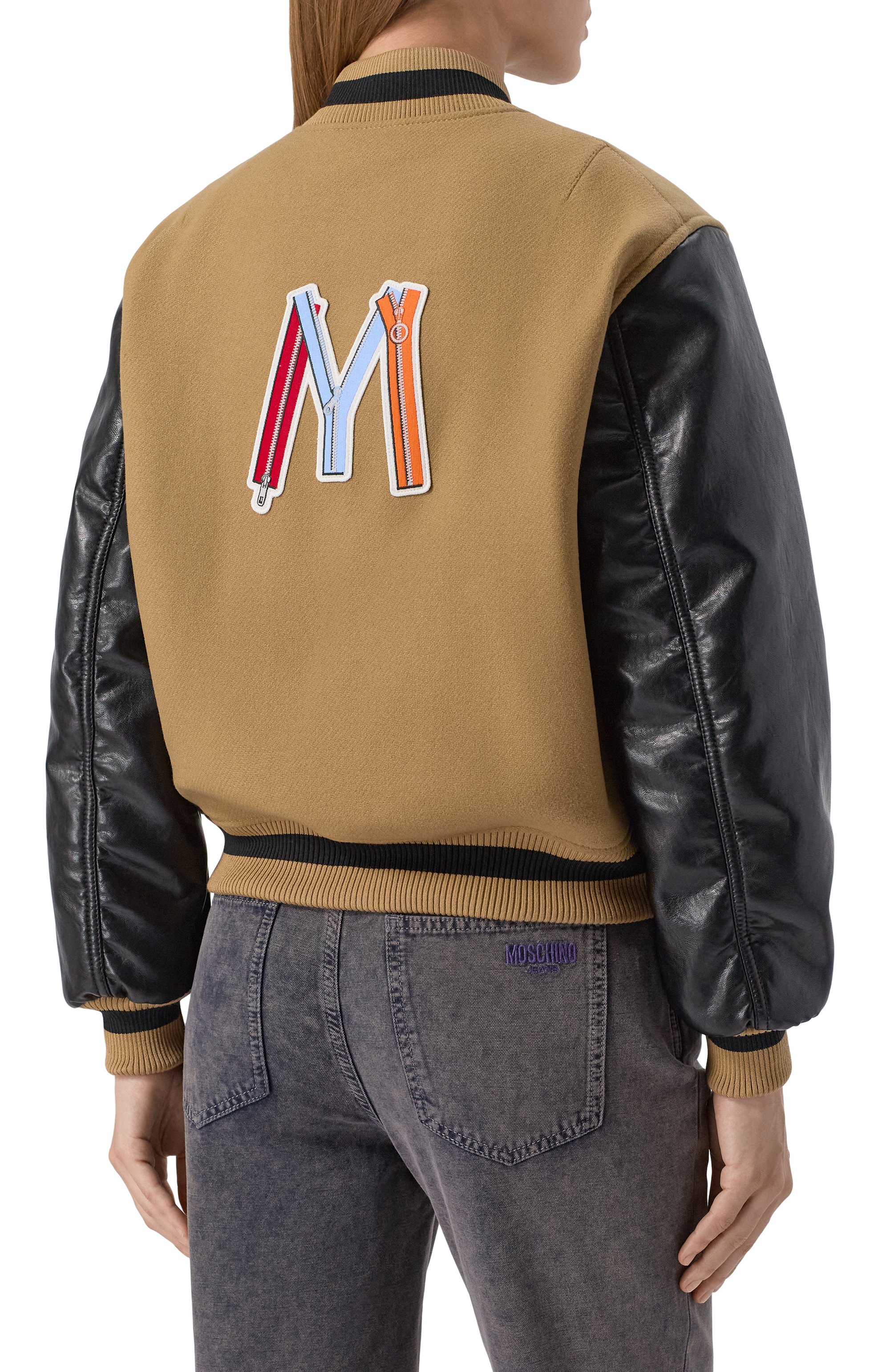 Шерстяной бомбер M05CH1NO JEANS, арт. A0610/8217, фото 4