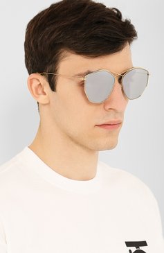 Женские солнцезащитные очки DIOR EYEWEAR серого цвета, арт. DI0RSTELLAIRE4 J5G DC | Фото 3 (Re-sync: On; Региональные ограничения белый список (Axapta Mercury): Не проставлено, RU; Нос: Не проставлено; Тип очков: С/з; Оптика Гендер: оптика-женское; Очки форма: Oversized)