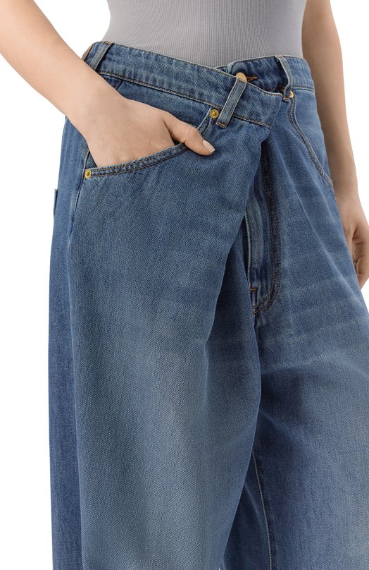 Джинсы Ines Darkpark WTR19 TBL01W075/INES-F0LD 0VER TENCEL DENIM Синий  WTR19 TBL01W075/INES-F0LD 0VER TENCEL DENIM Фото 5