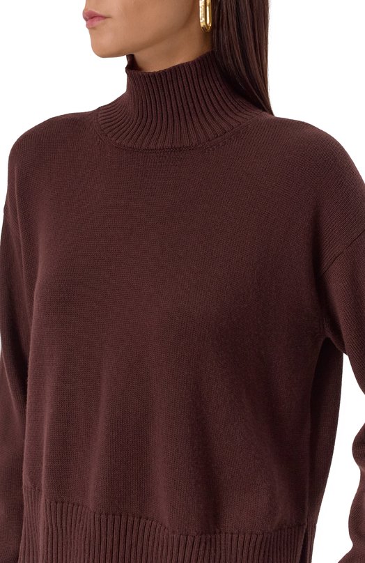 Шерстяной свитер MVST MKNSW030_1A/ME24069A Коричневый  MKNSW030_1A/ME24069A Фото 5