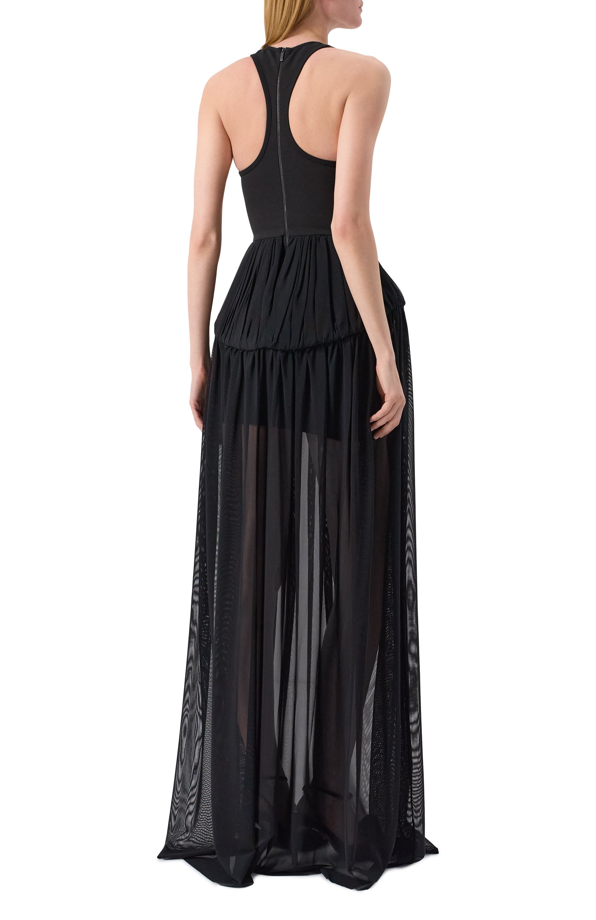 Платье DAVID KOMA черного цвета по цене 236500 руб., арт. RE25DK02DL, фото 4 Платье DAVID KOMA, арт. RE25DK02DL, фото 4