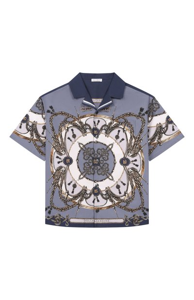 Хлопковая рубашка DOLCE & GABBANA, арт. L44S81/FI5NQ