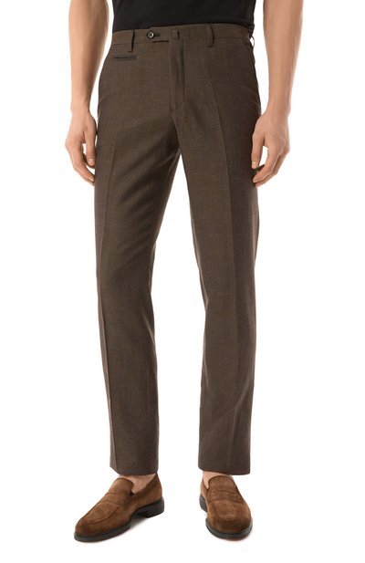 Брюки из шерсти и льна CORNELIANI, арт. 254B05-2514164, фото 3